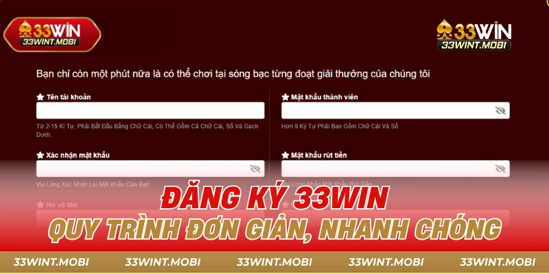 Đăng ký 33win